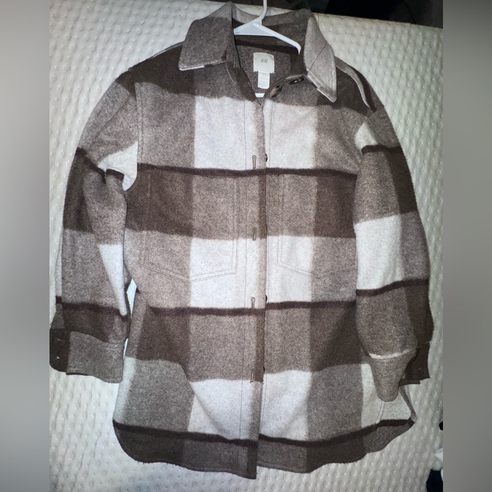 H&M Oversized Plaid outerwear